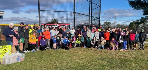 About 70 participants ran or walked in this year's Thanksgiving Turkey Trot at ConVal.