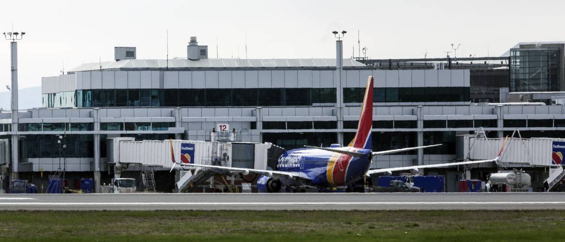 Passengers at Manchester-Boston Regional Airport fell by less than 1% last year.