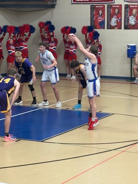 Chuck Phillips takes a free-throw shot. MICHELLE SAARI / Courtesy