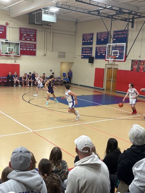 Chuck Phillips looks for a route downcourt. MICHELLE SAARI / Courtesy