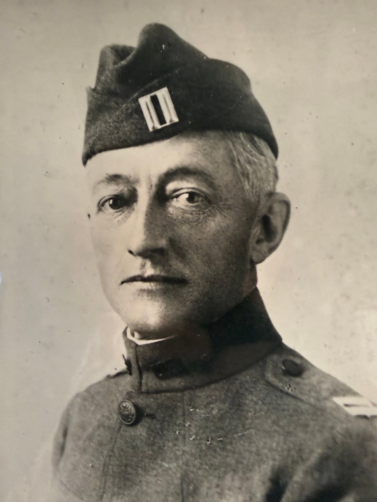 Dr. Frederick Sweeney as a young man serving in World War I. COURTESY