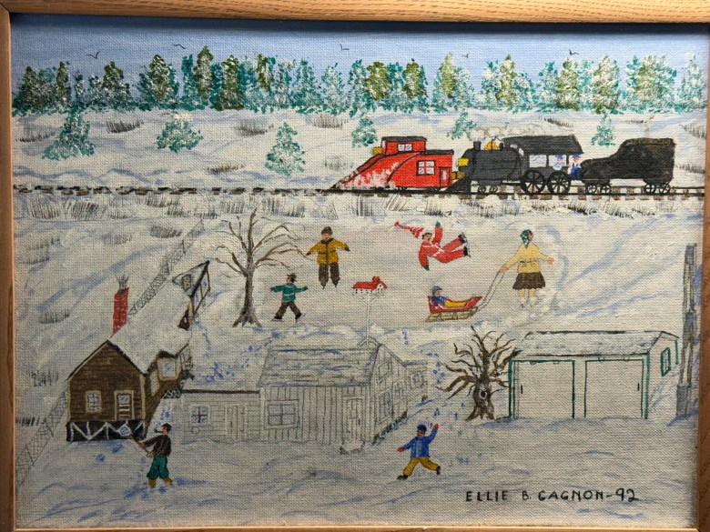 A painting by Jaffrey resident Ellie Gagnon. COURTESY