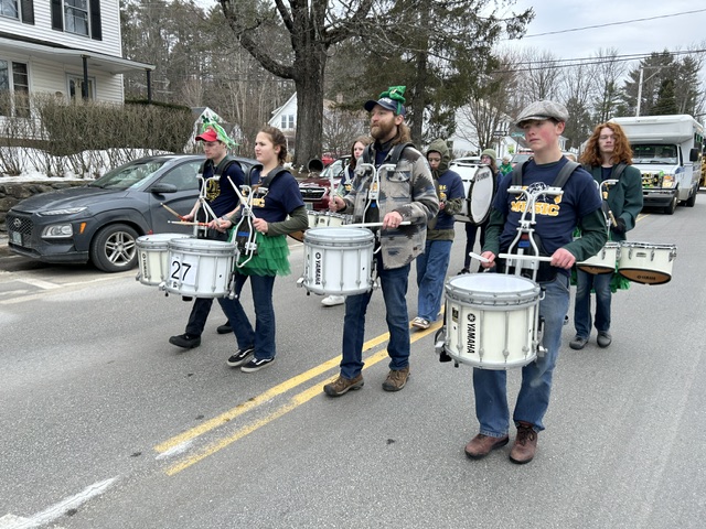 The ConVal drumline marches to the beat. DAN MILLBAUER / Courtesy