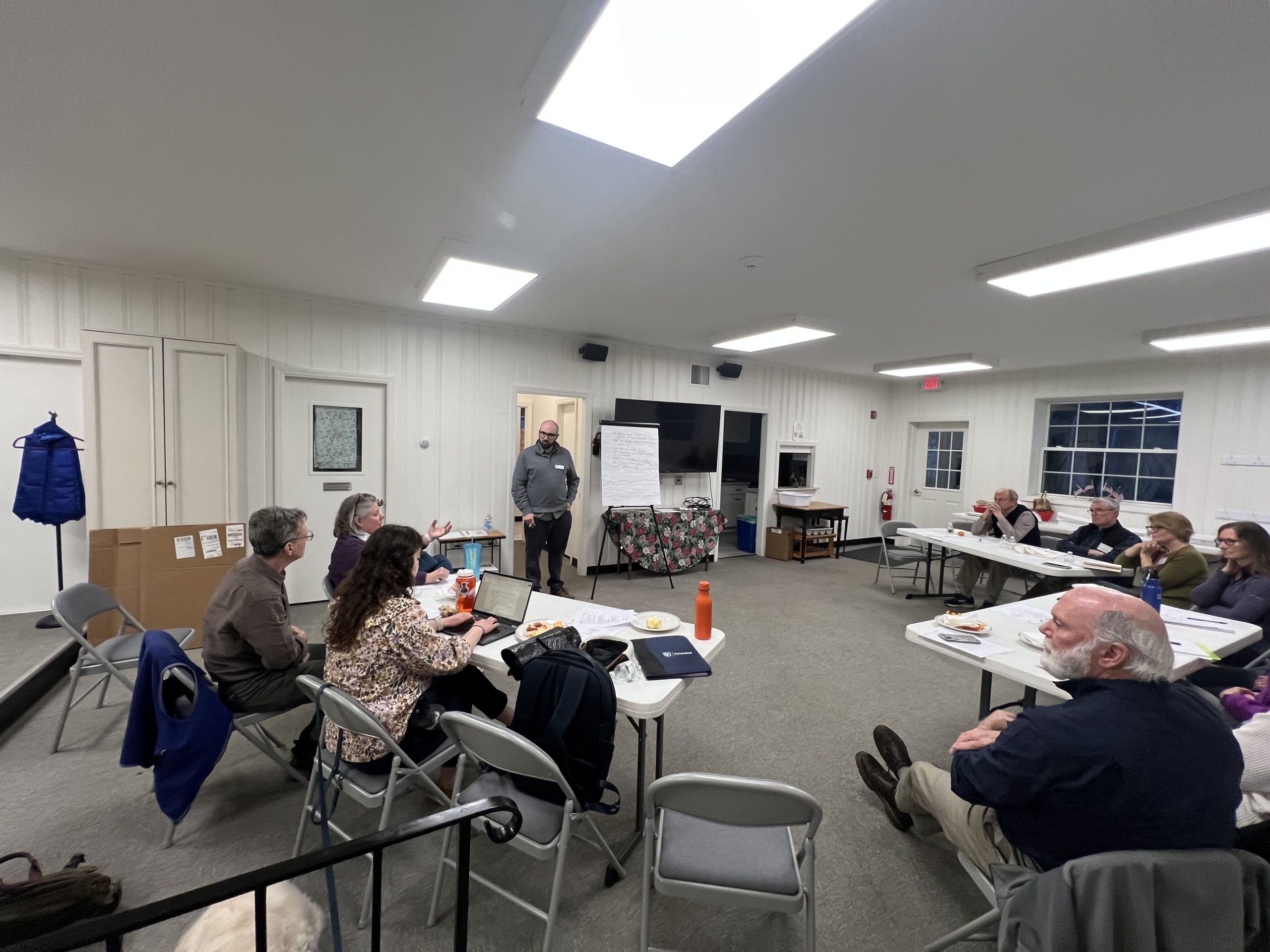 Nate Bernitz of UNH Extension presented to the a Citizen Planner Roundtable on volunteer recruitment and retention in Walpole in March 2025.