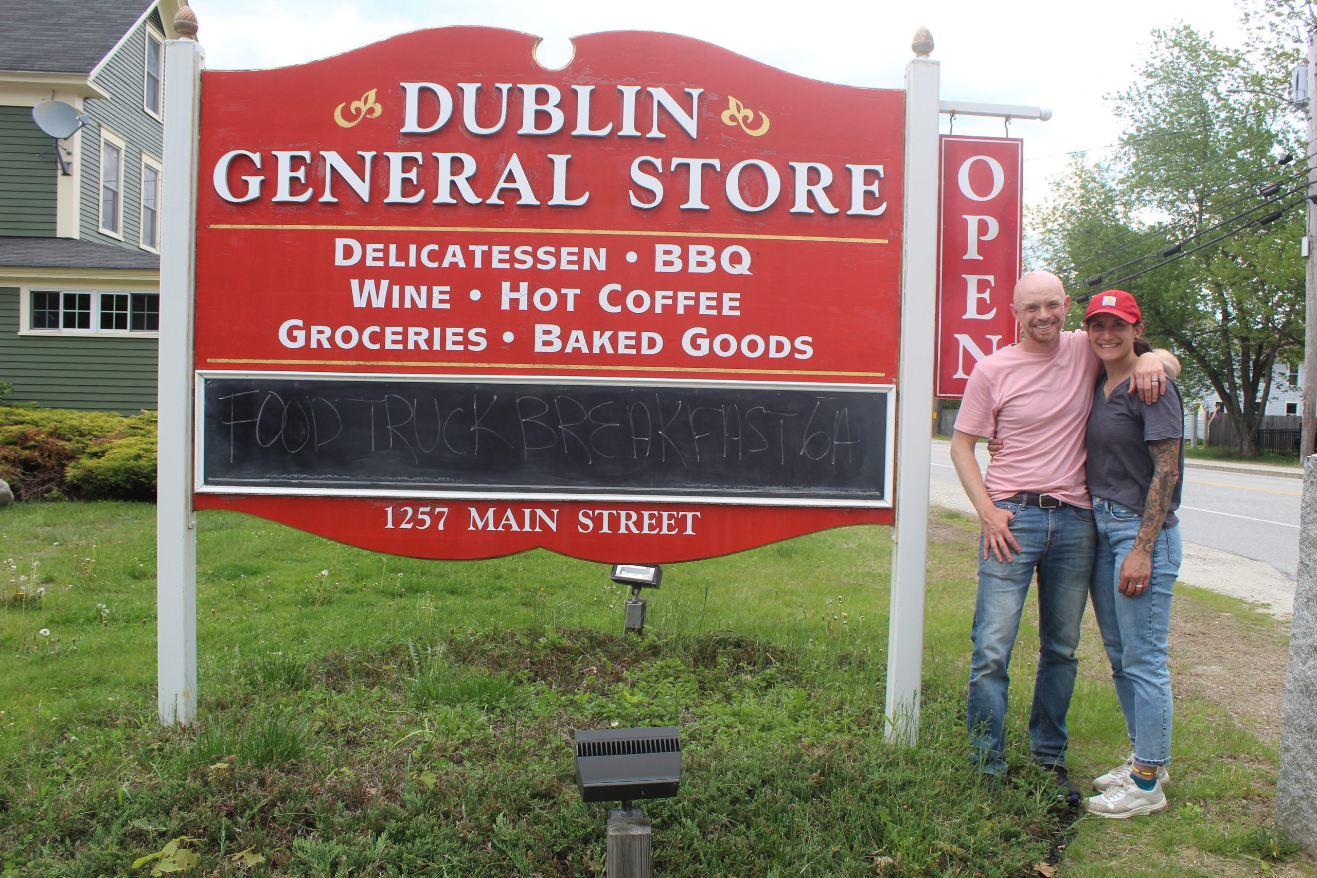 Tyler and Jenna Rich will be the new managers of the Dublin General Store.