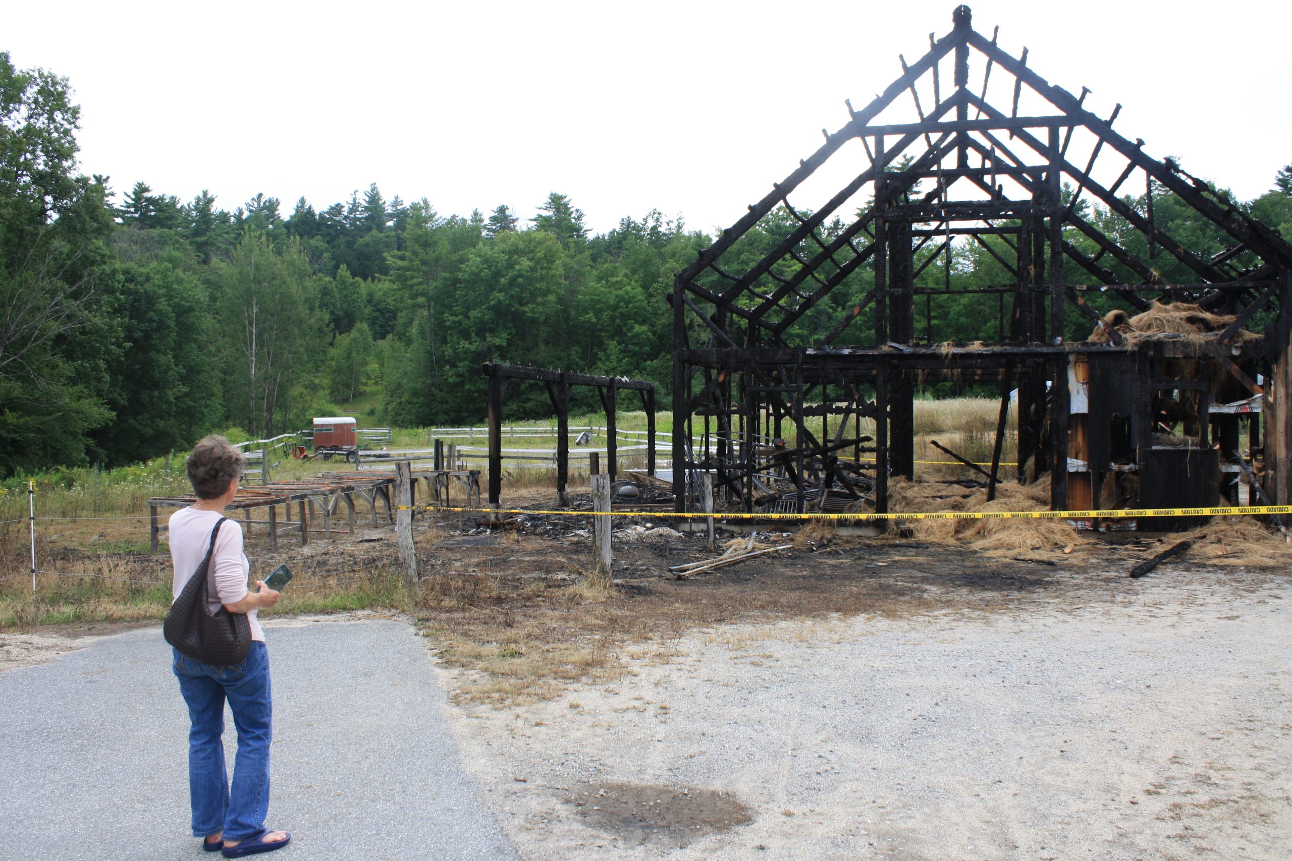 Nubanusit Neighborhood loses long-standing community barn to fire