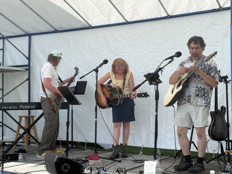 Witts End plays at the Jaffrey First Church Fair.