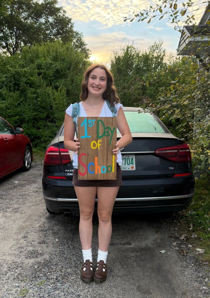 Ellie Hinkel is ready for her junior year at Mascenic Regional High School.