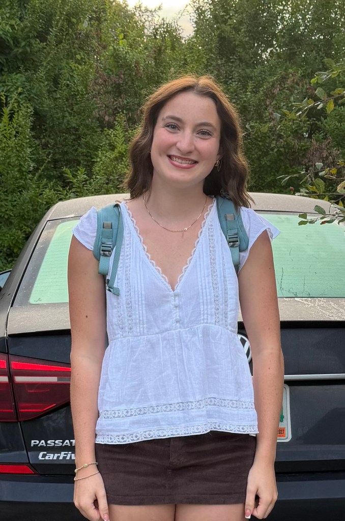 Ellie Hinkel is ready for her junior year at Mascenic Regional High School.