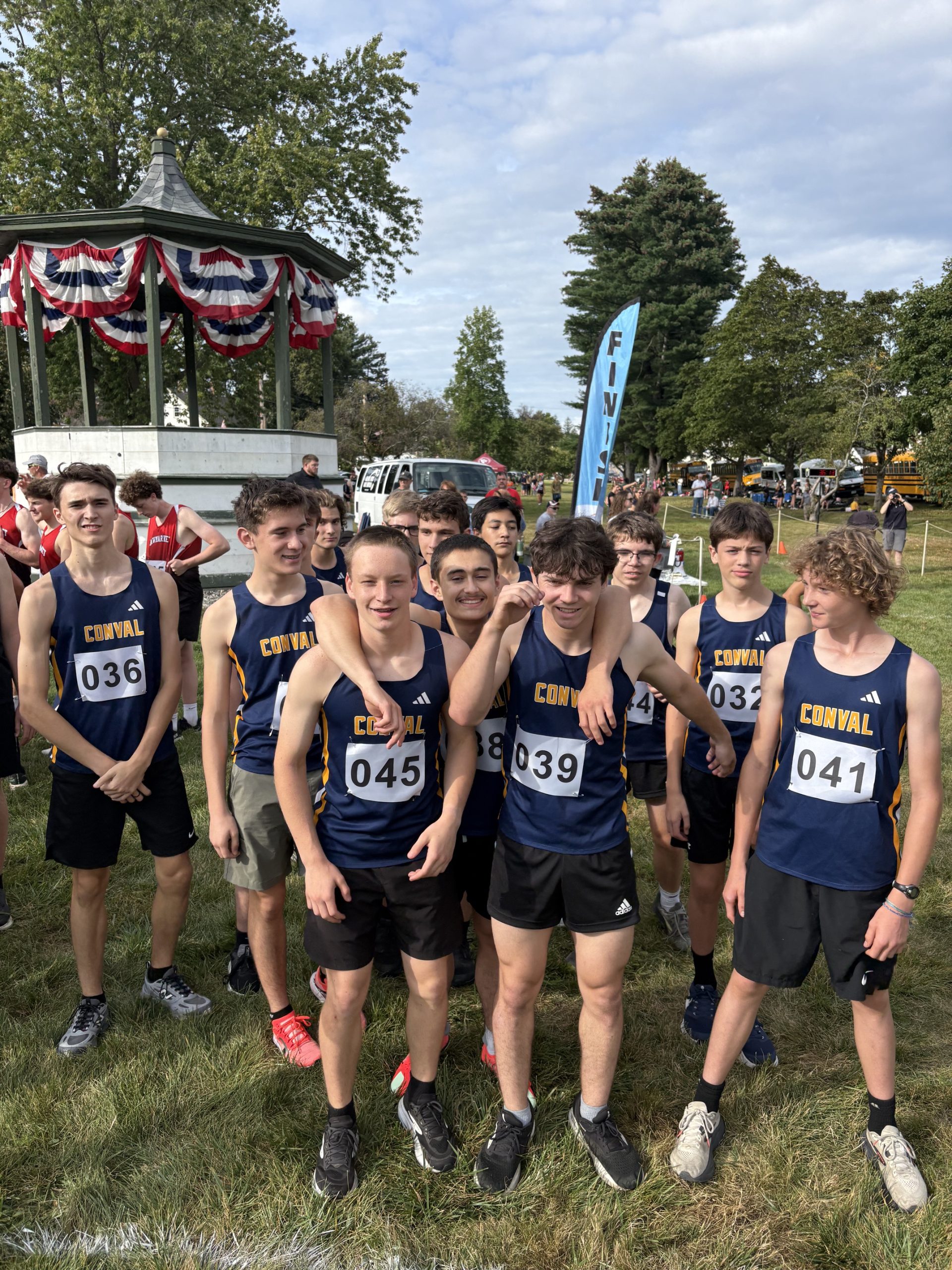 ConVal High School boys 2026 cross country team.