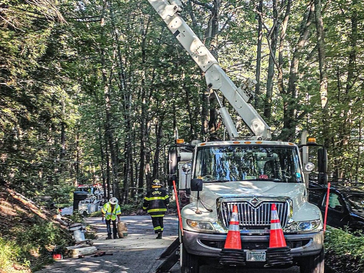 One person extricated from vehicle following Temple utility pole collision