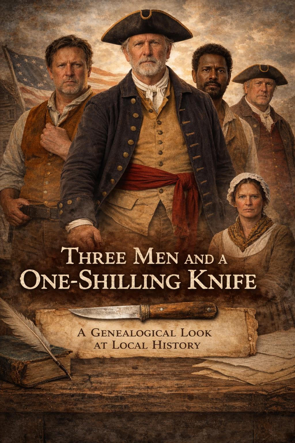 Three Mena and one-schilling knife