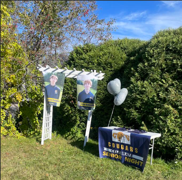 The Cougars celebrated Homecoming and Senior Day during its home match Sept. 24, honoring two seniors, Anthony Gutwein and Oliver Vivilecchia.