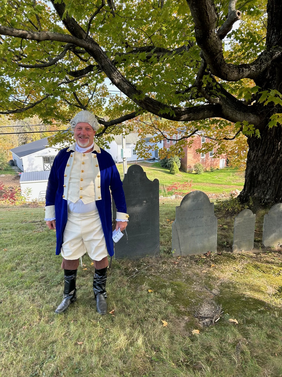 Bruce Kullgren will portray Captain Zedekiah Drury in a Temple Town Hall reenactment Oct. 17.