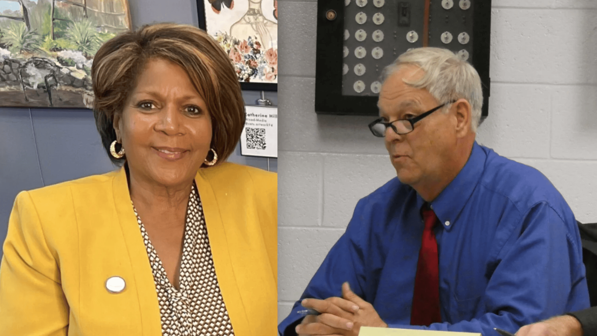 Melanie Levesque (left) and David Wheeler (right)