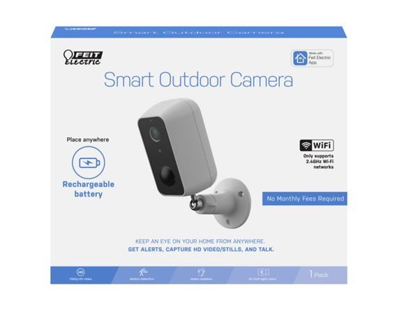 Smart Wi-Fi Outdoor HD Camera Box Packaging