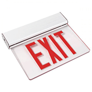 Edge Lit Surface Exit Sign