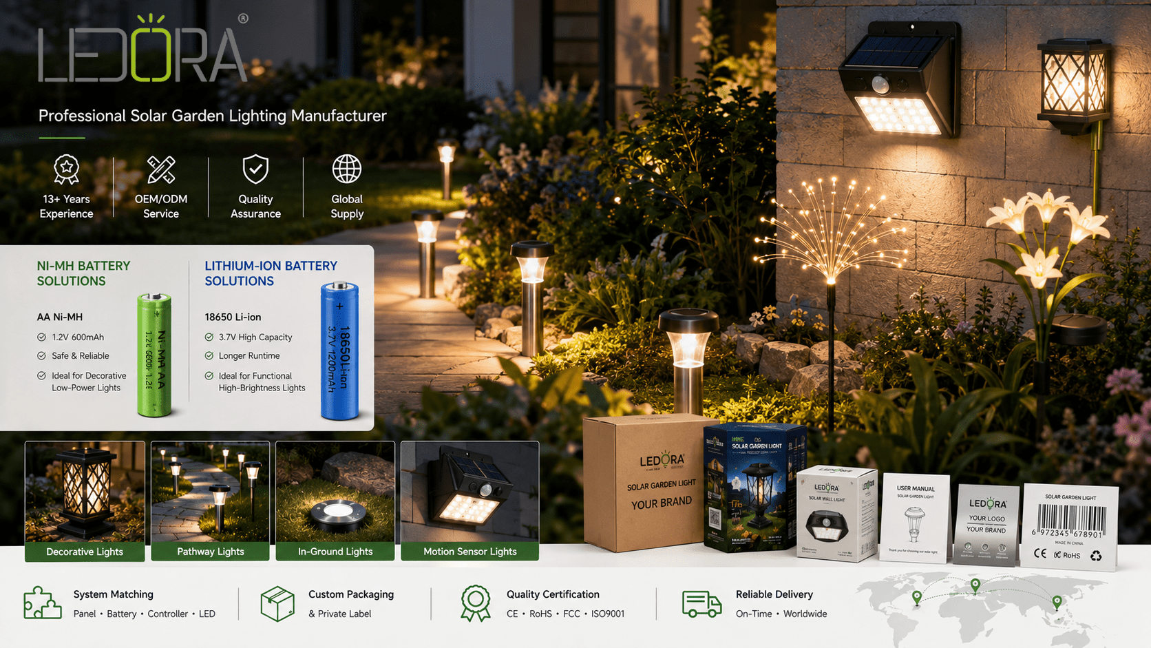 Ni-MH vs Lithium Batteries in Solar Garden Lights: A Buyer’s Guide post thumbnail