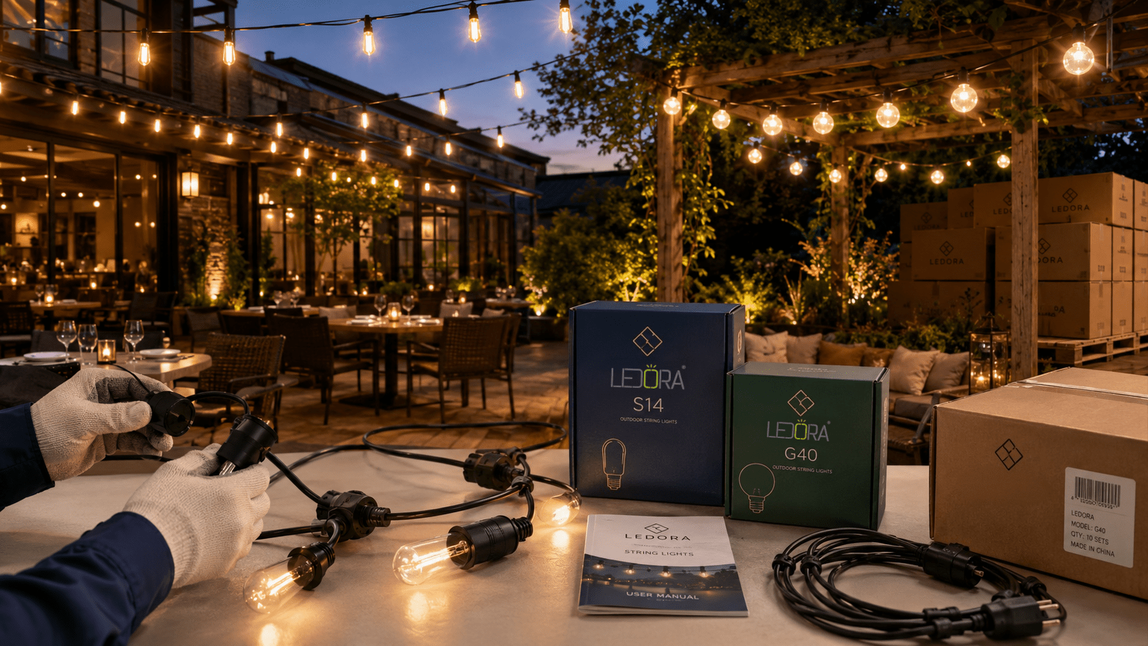S14 vs G40 Outdoor String Lights: Which Is Better for Wholesale and Commercial Projects? post thumbnail