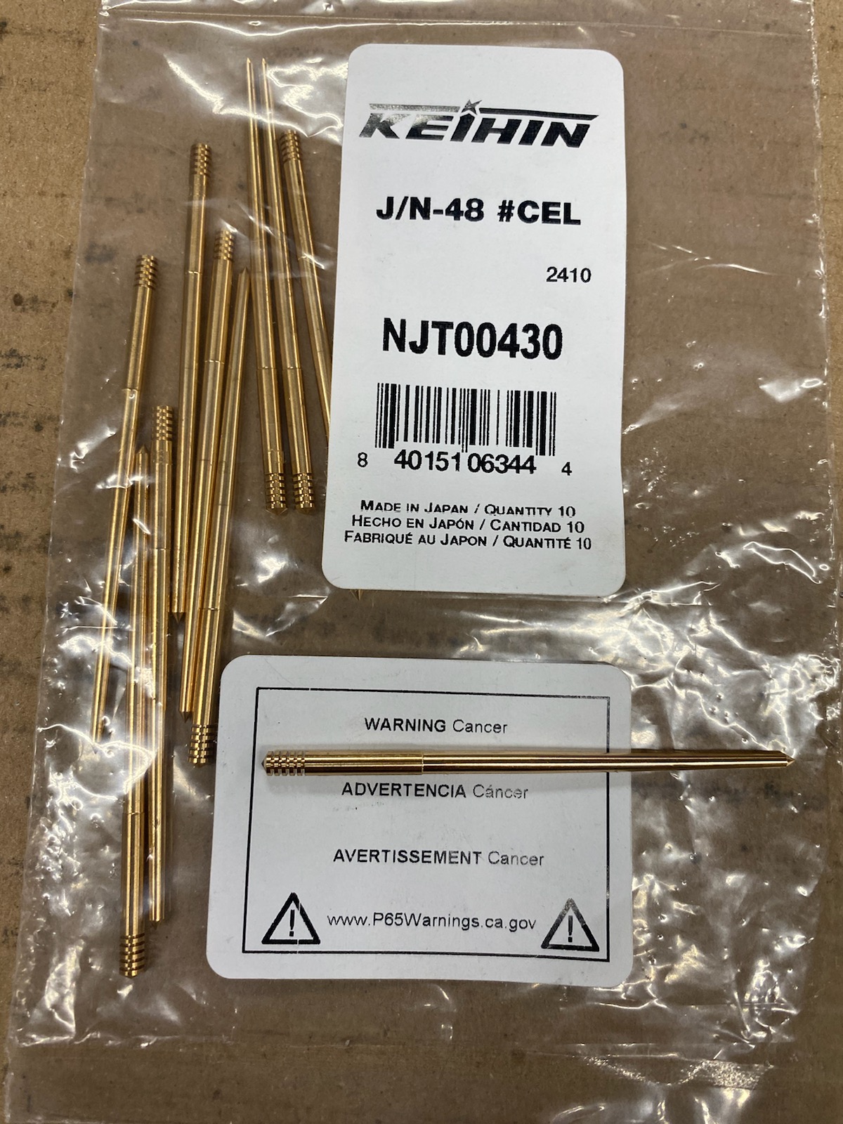 Keihin Needle Jet 48 Series for PWK, PJ and PWM Carburetors – LED