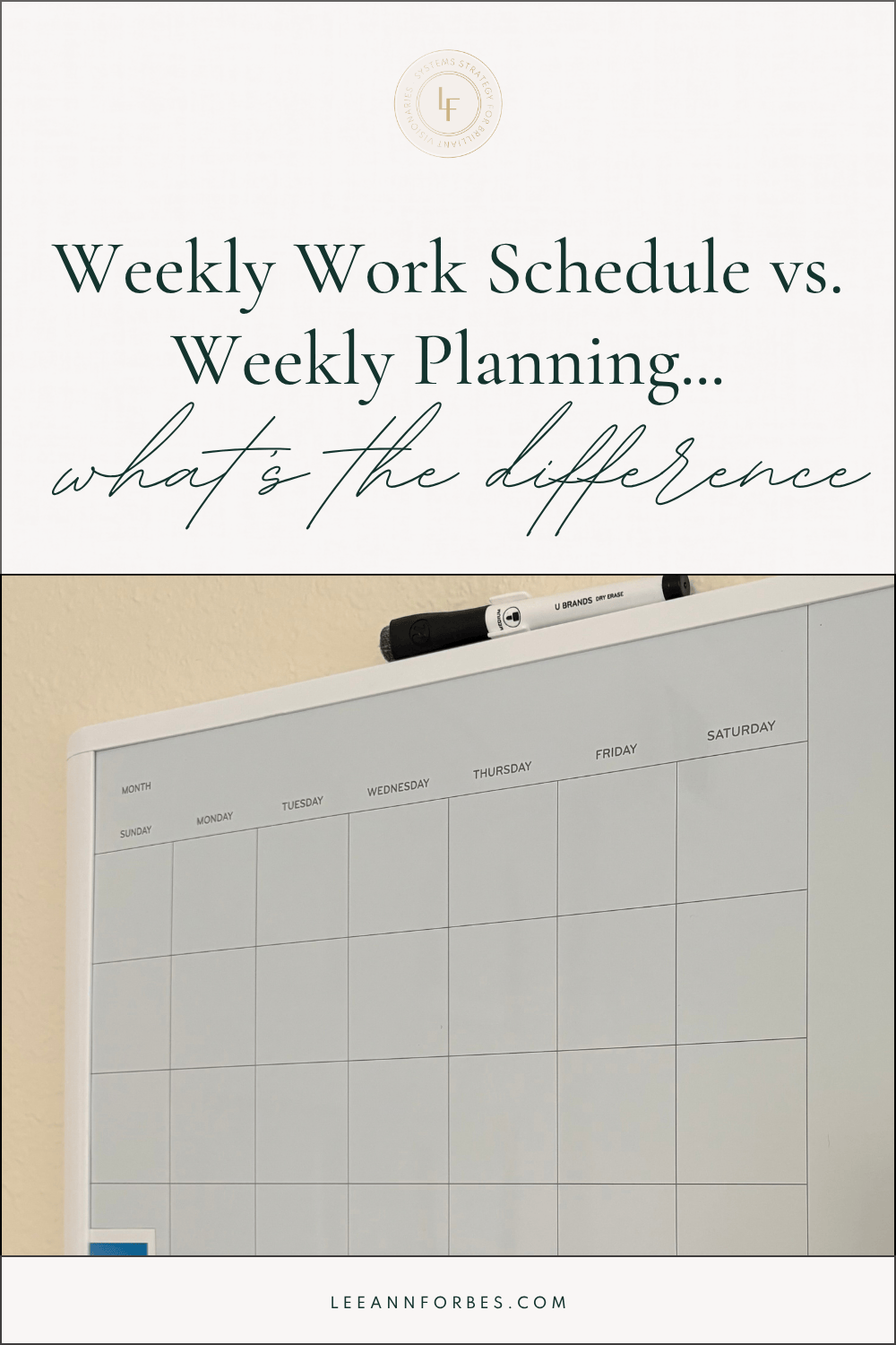 Weekly Work Schedule vs. Weekly Planning: What’s The Difference?