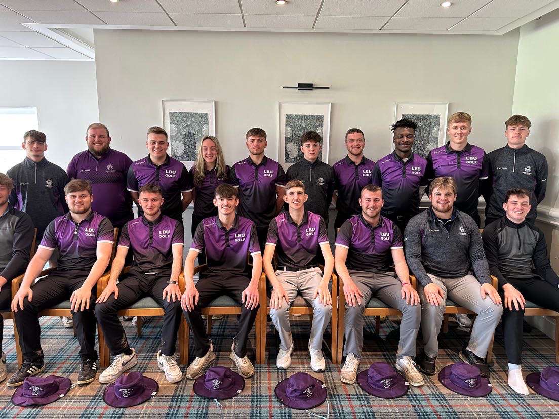 Leeds Beckett Golf team