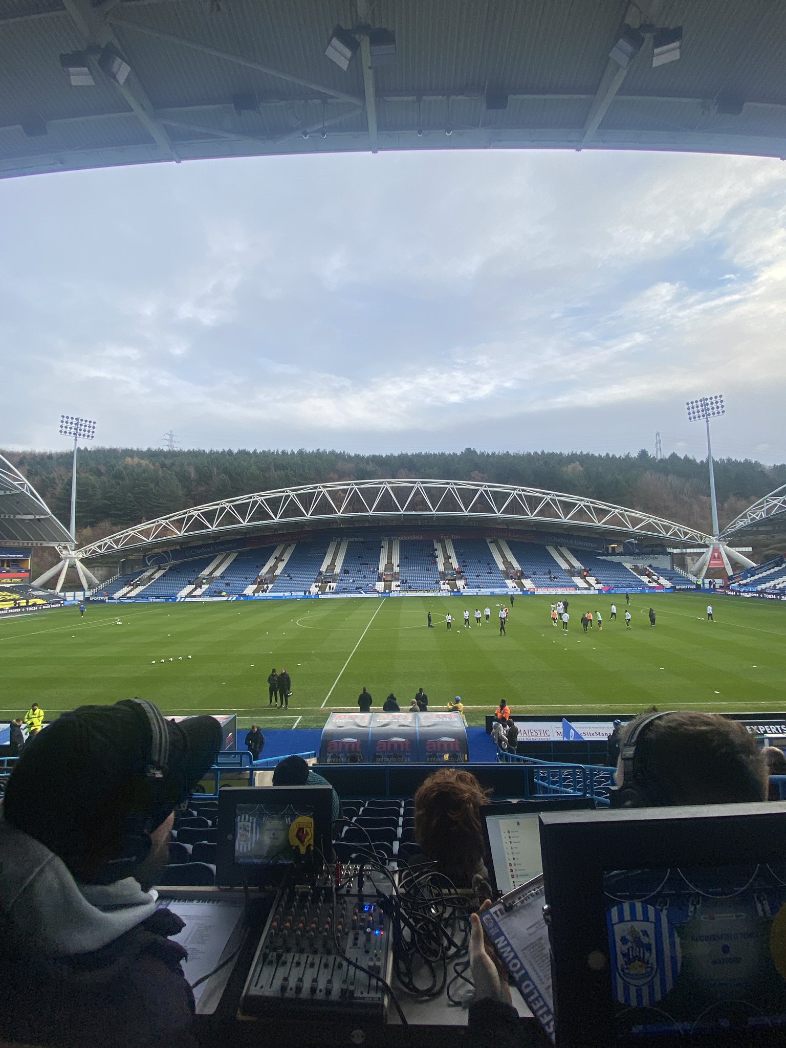 From the press box at Huddersfield