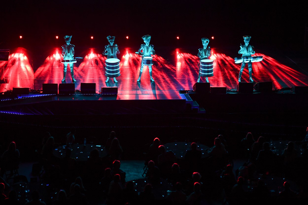 Spark LED drummers SW Pix
