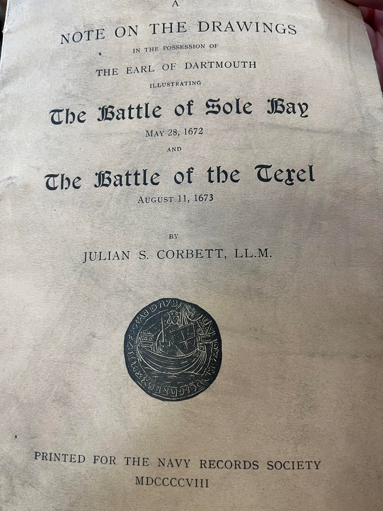 Leeds Library's naval battle