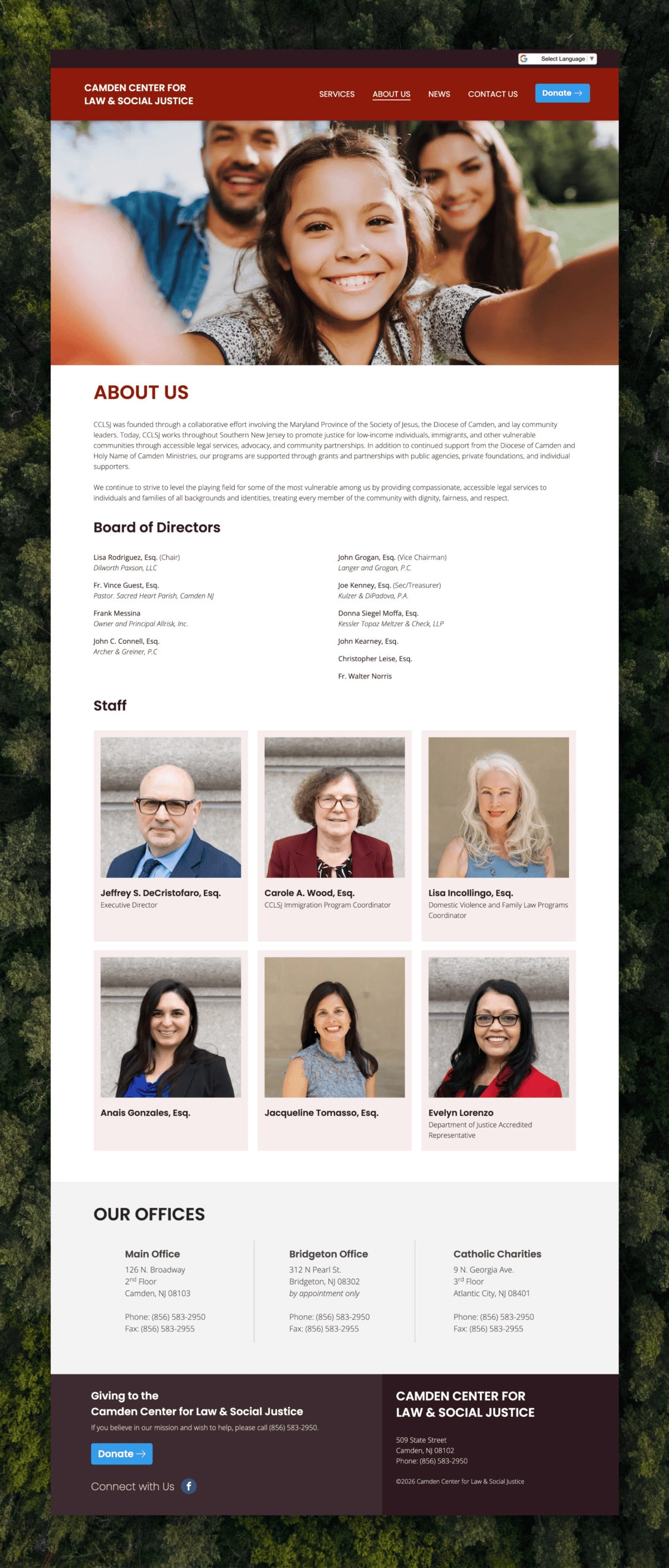 Camden Center for Law & Social Justice - About