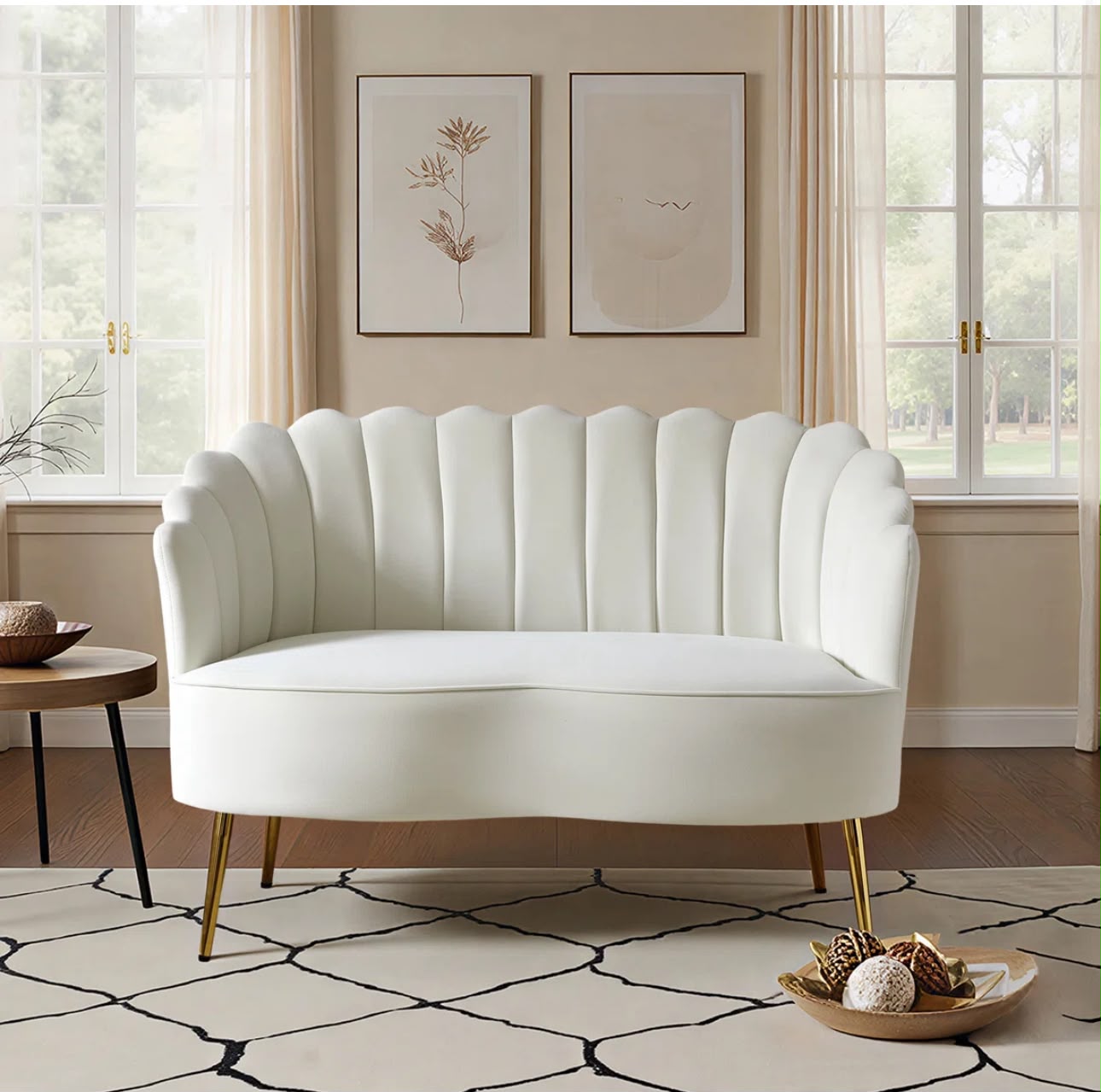 Velvet Loveseat for wedding