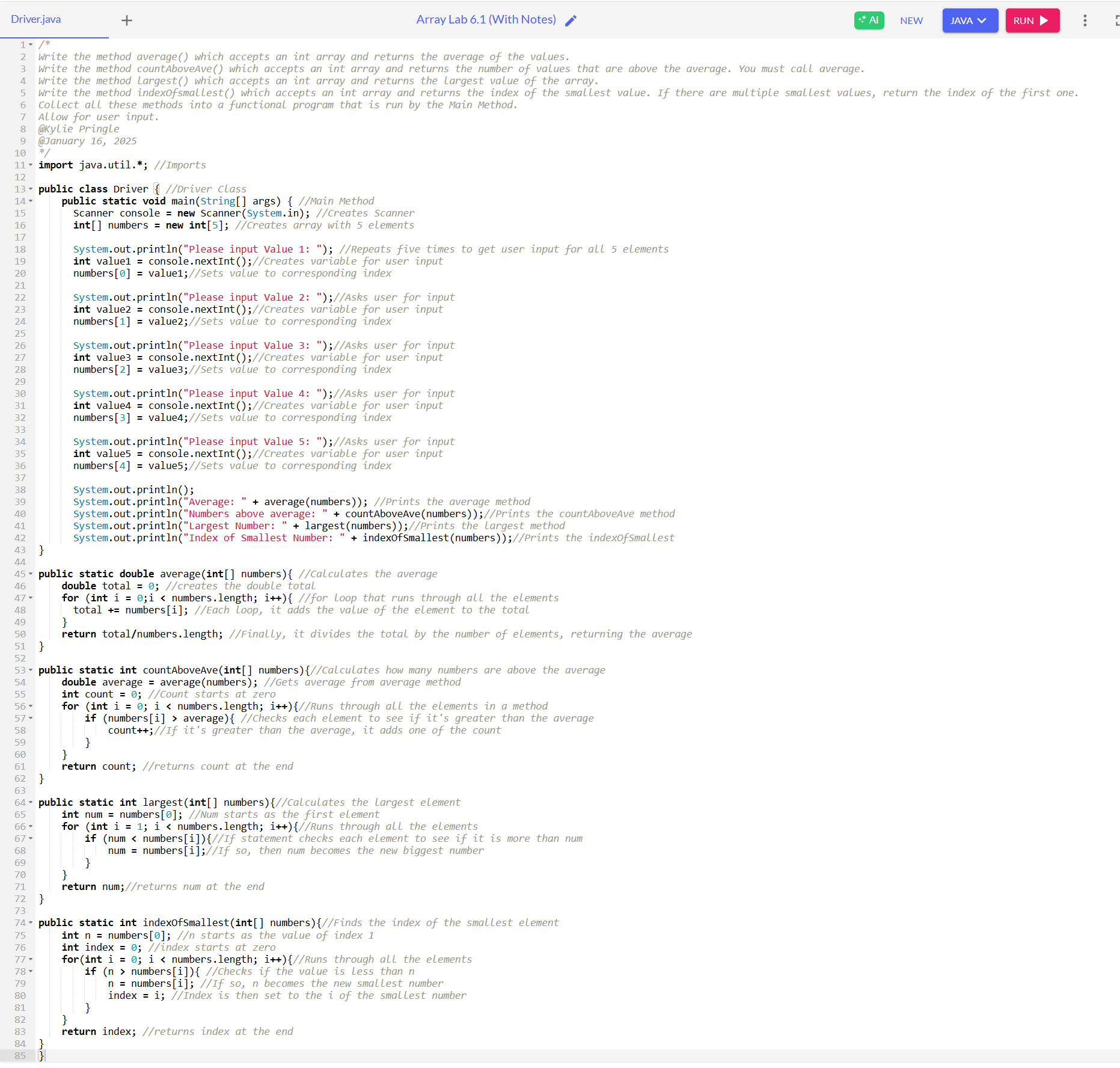 Array-Lab-6-1-Output
