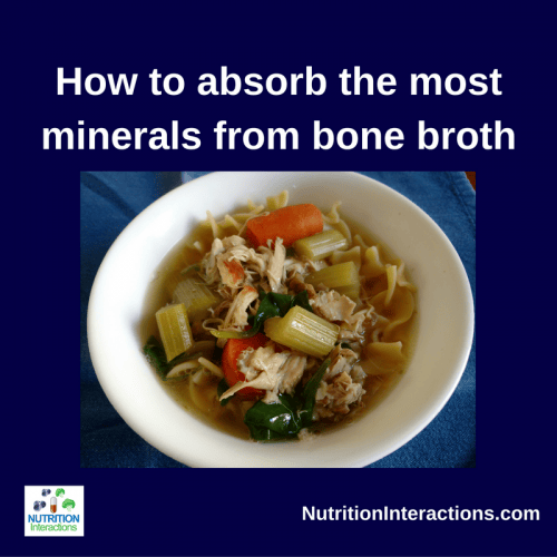 How to absorb the most minerals from your bone broth (plus my recipe)