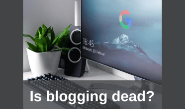 Is blogging dead?