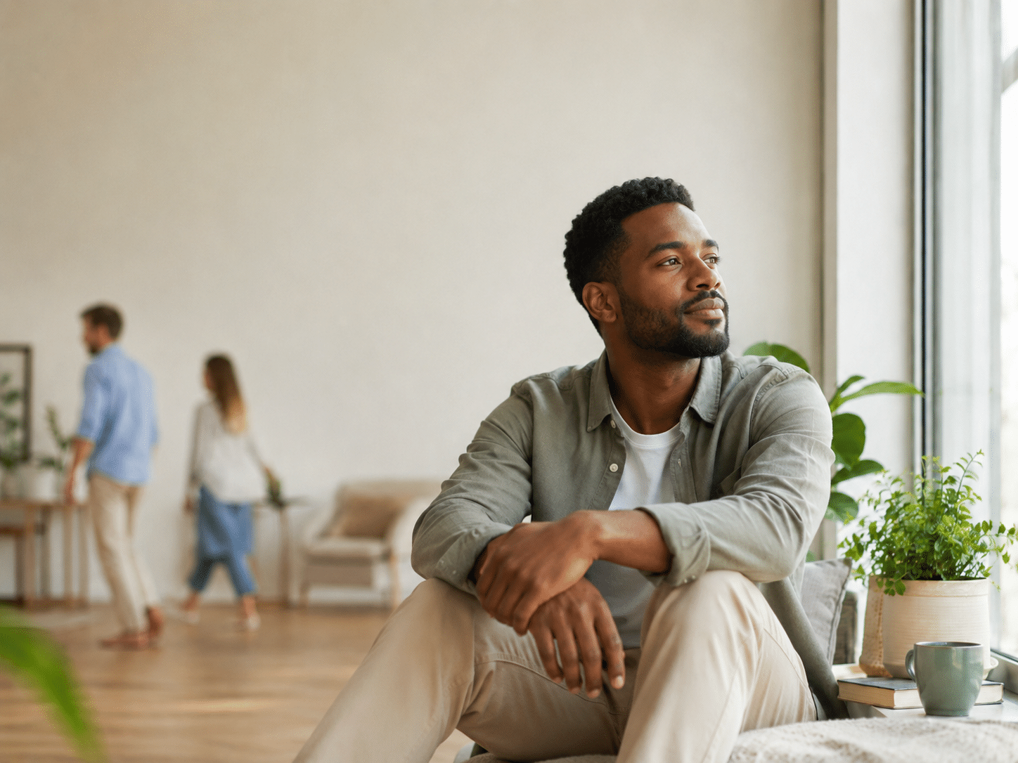 reflecting on relationship boundaries and peace.