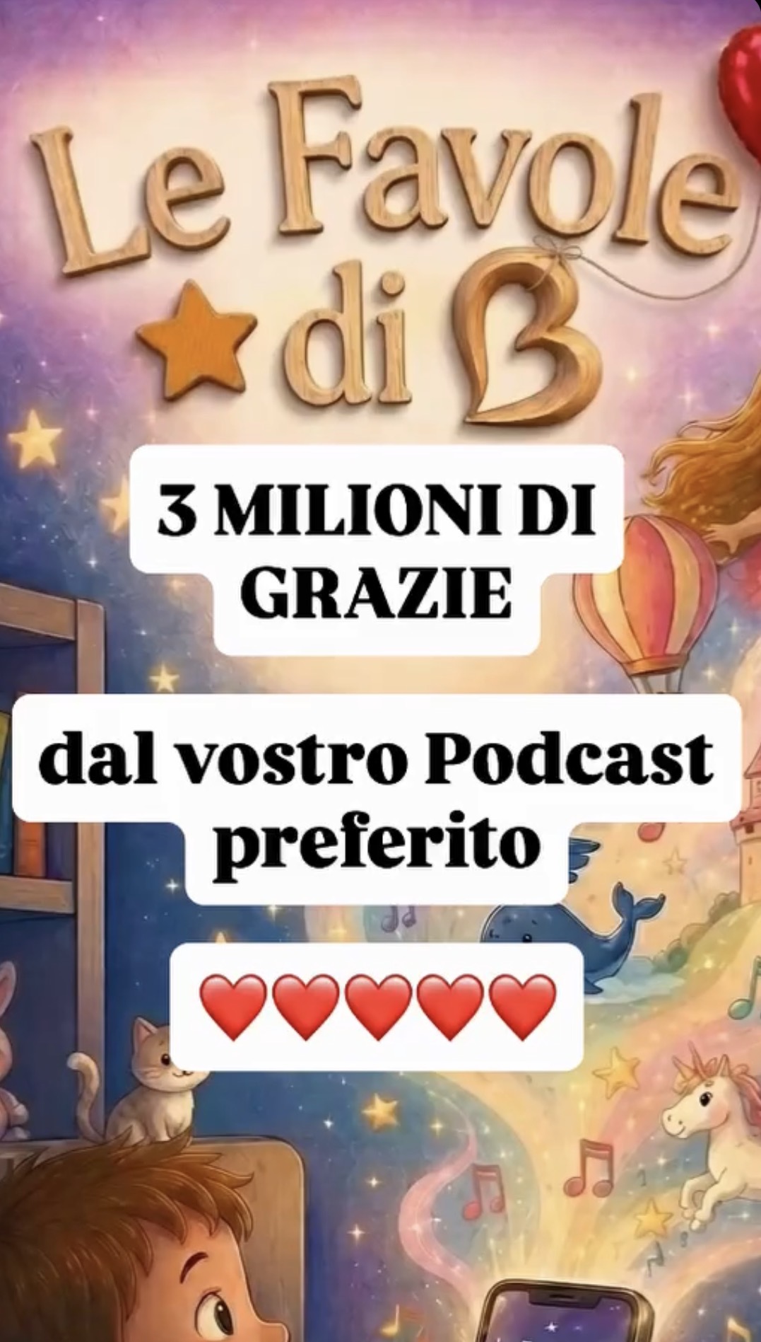 3 MILIONI DI ASCOLTI❤️