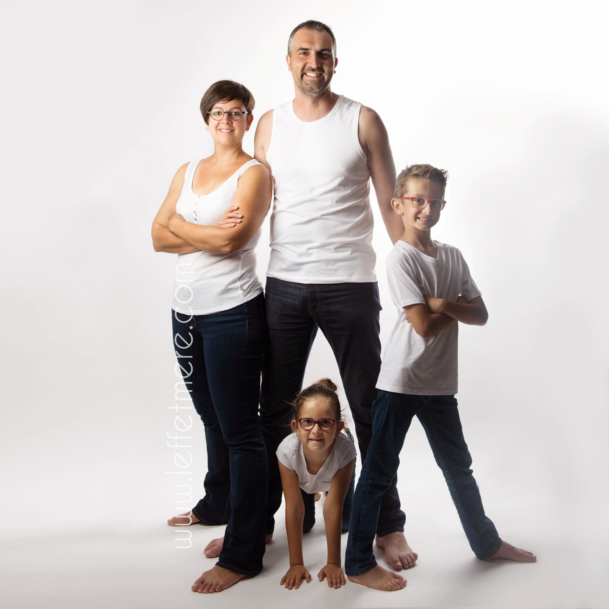Portrait studio famille