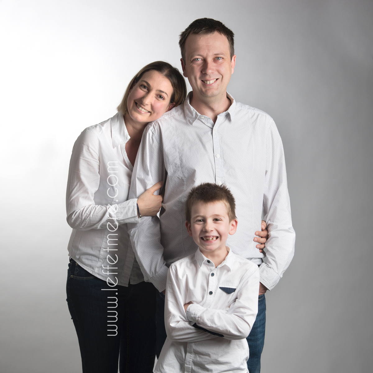 Studio l'effet mère portrait famille