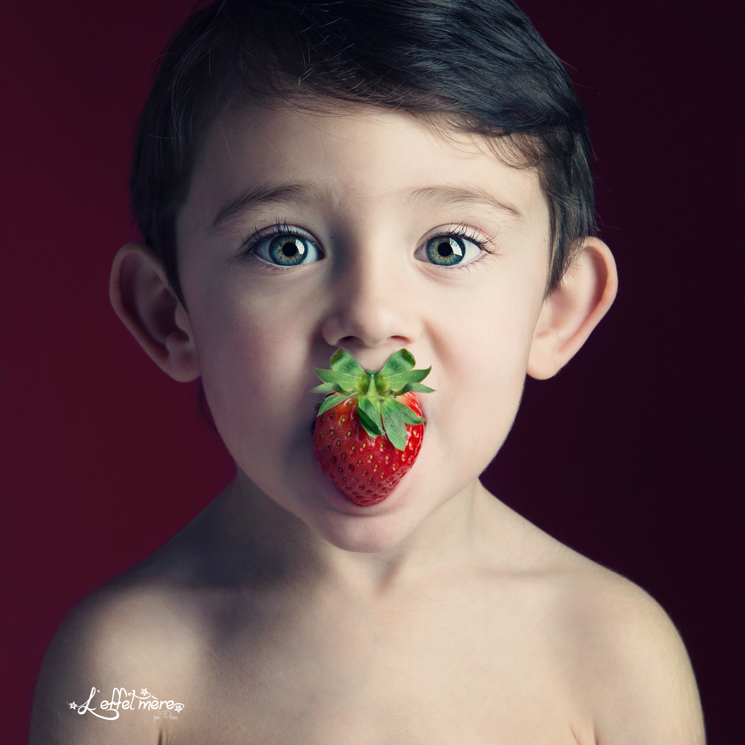 portrait fraise l'effet mère
