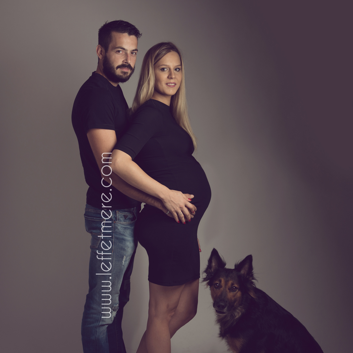 portrait studio grossesse