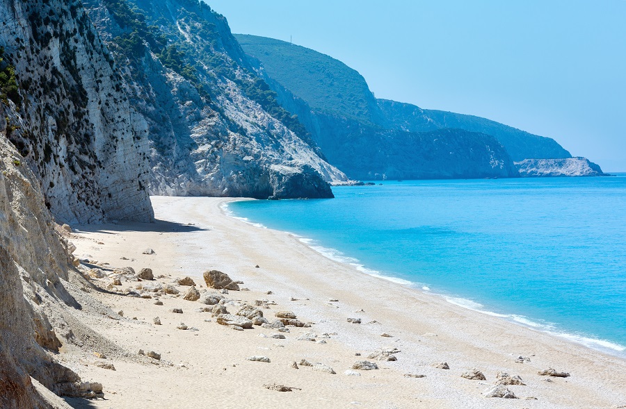 Milos Beach Beautiful Beaches On Lefkada Island Greece