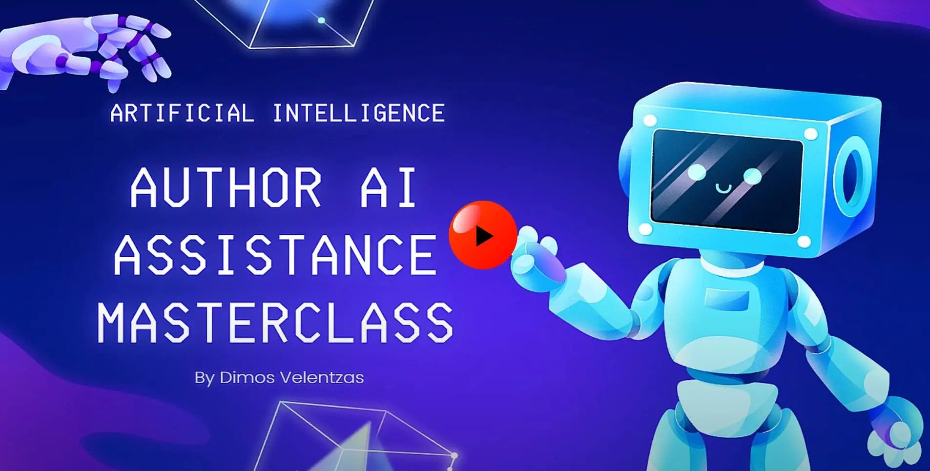 Author Ai Assistant FREE Masterclass: Δωρεάν Συγγραφικό Σεμινάριο για την Τεχνητή Νοημοσύνη. Νέες Τεχνολογίες και Ορθή Χρήση τους.
