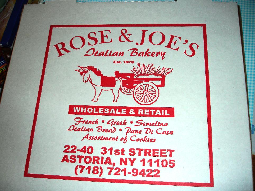 Rose & Joe’s Italian Bakery, Astoria NY Left at the Fork