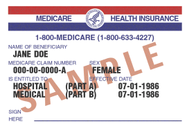 Medicare ID card Medicare ID card
