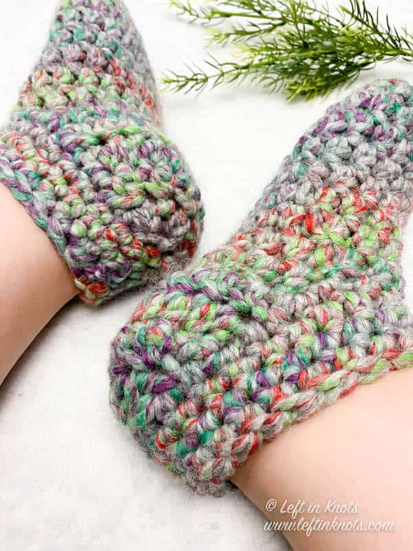 Check out below for a lif. Crochet Chunky Slipper Socks Free Pattern Left In Knots