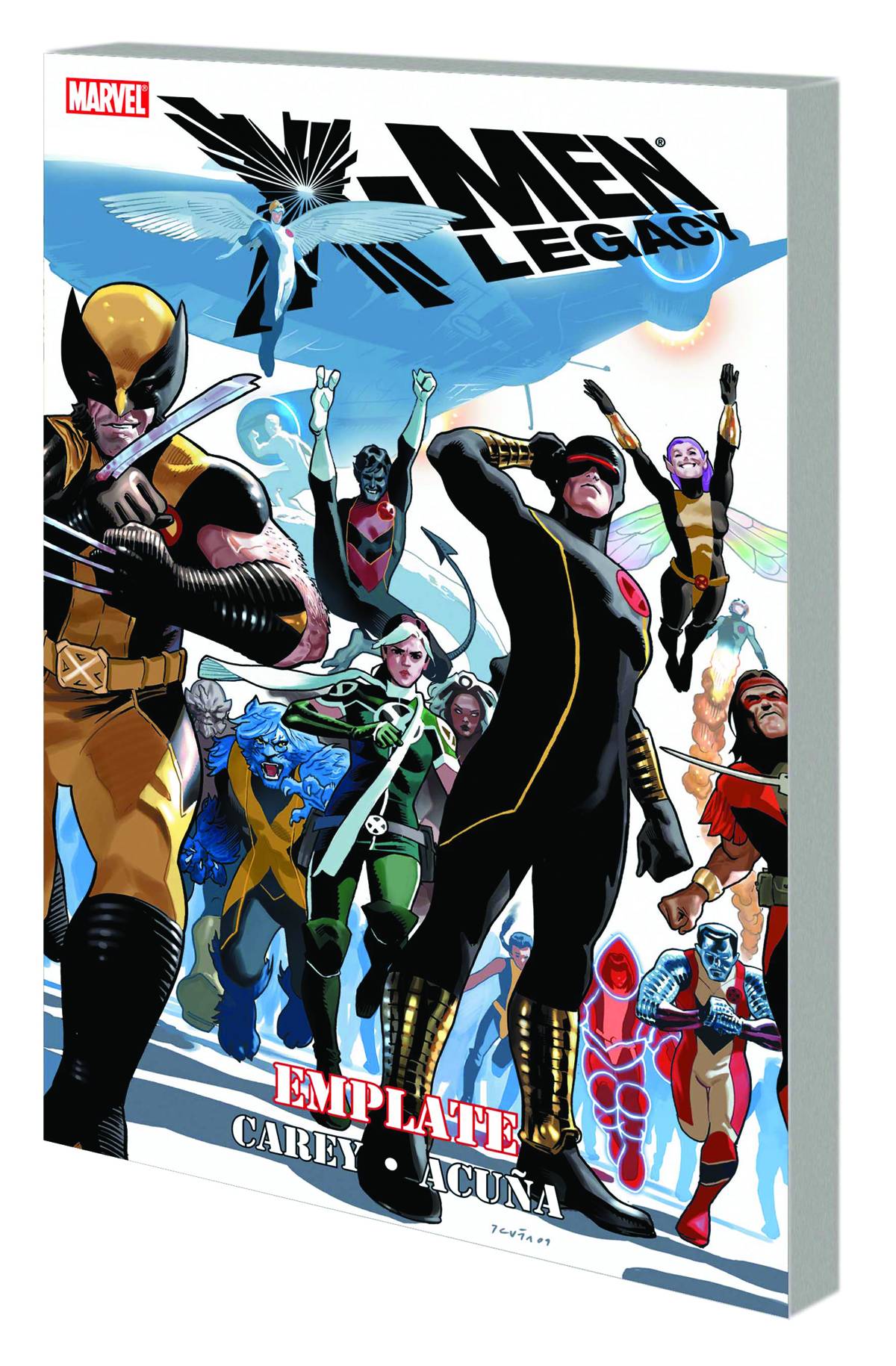 X-MEN LEGACY TP EMPLATE - Legacy Comics and Cards | Trading Card