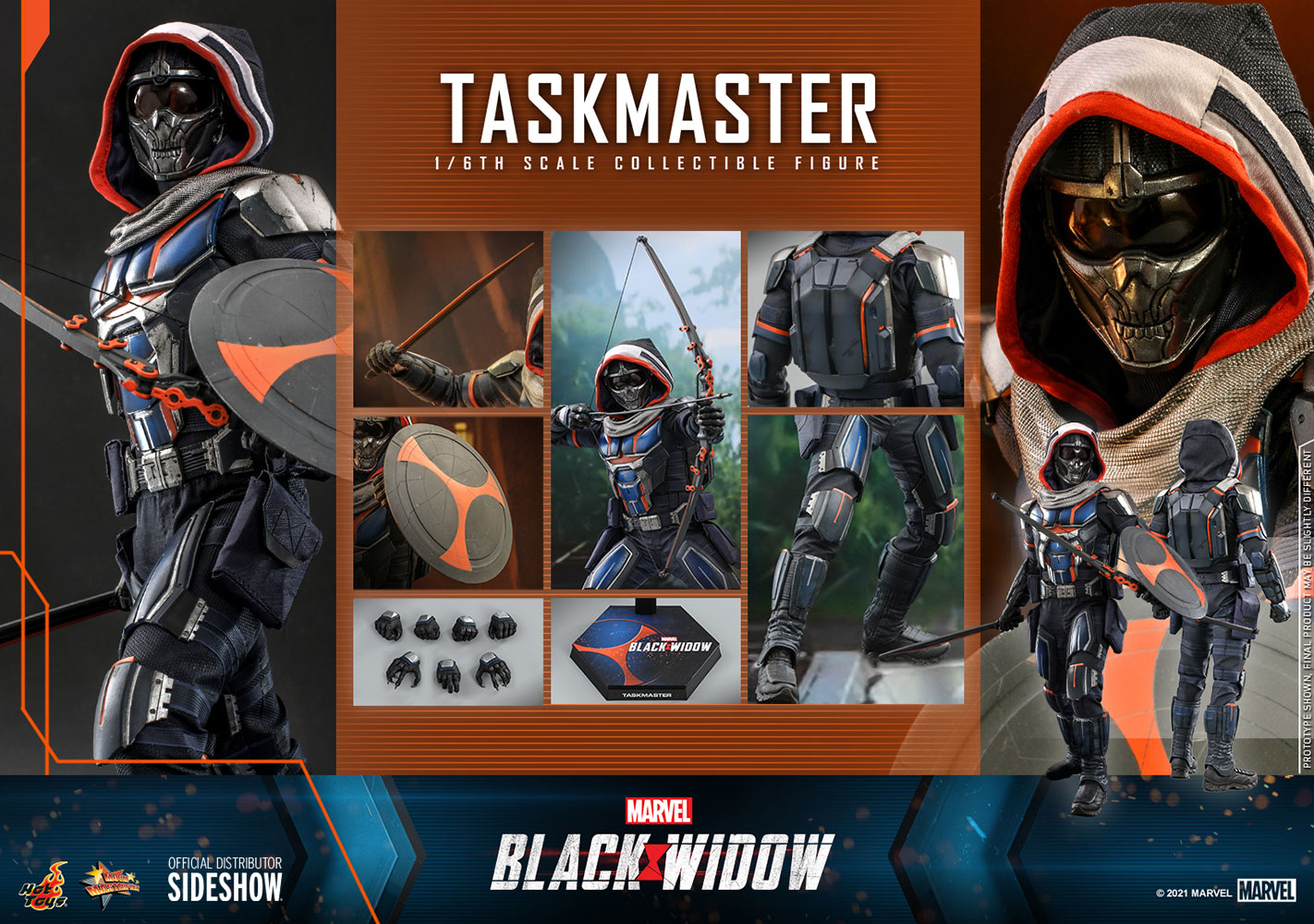 Taskmaster Black Widow MMS602 Sixth Scale Figure by Hot Toys - Image 3