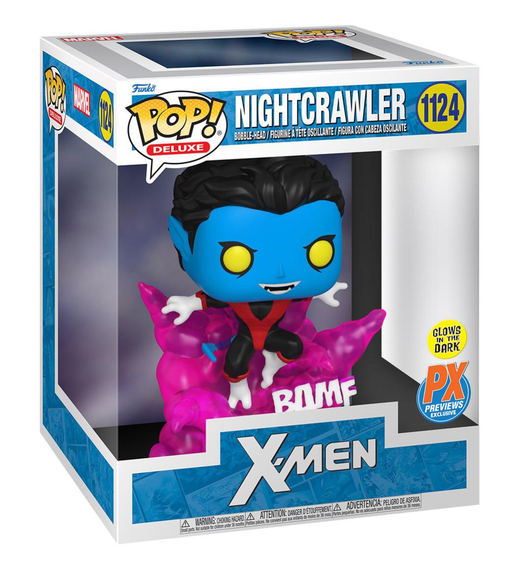 pop ファンコ Funko Pop! Deluxe X-Men Nightcrawler PX Exclusive Glows in the