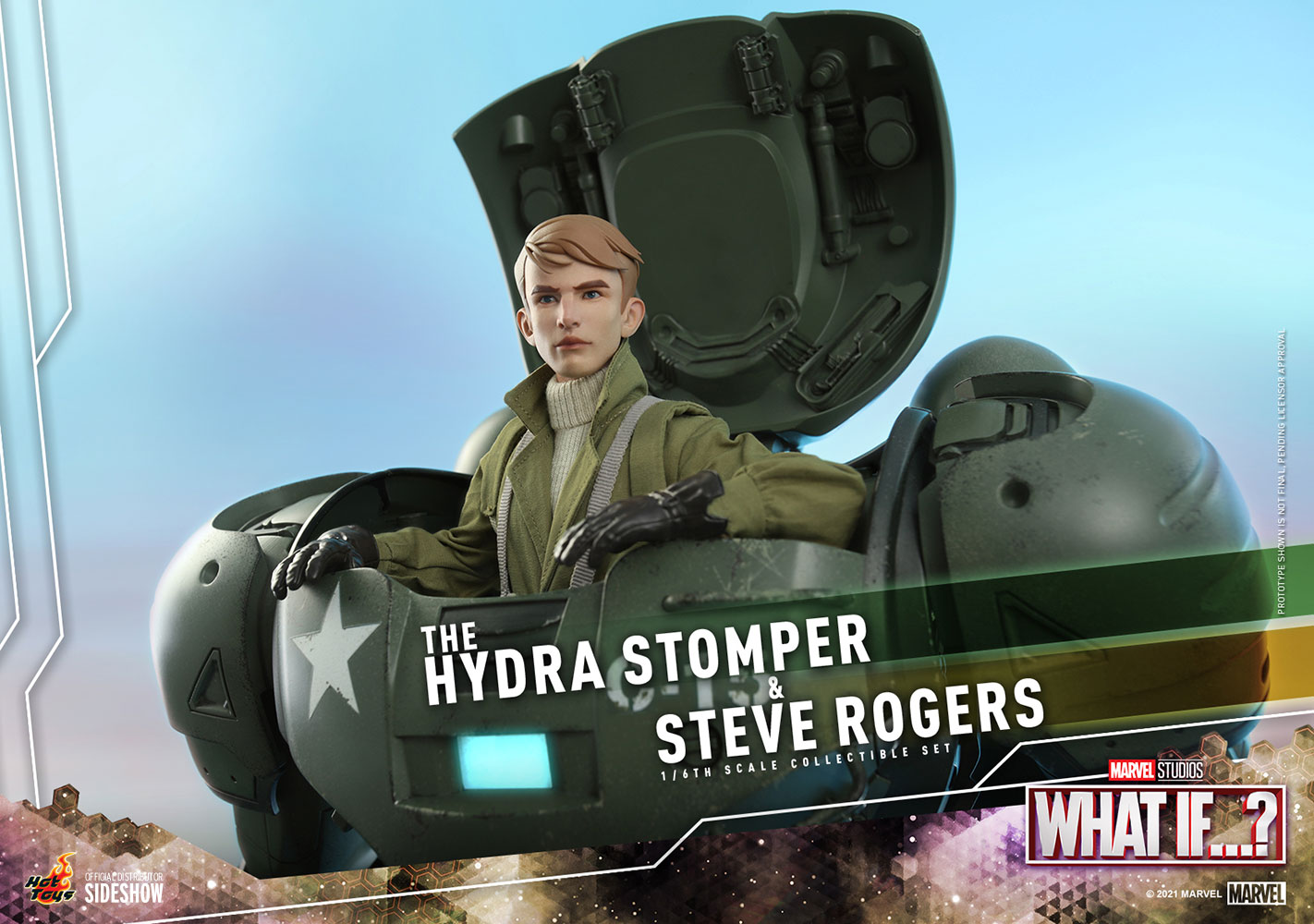 Steve Rogers and The Hydra Stomper What If TMS060 Sixth Scale