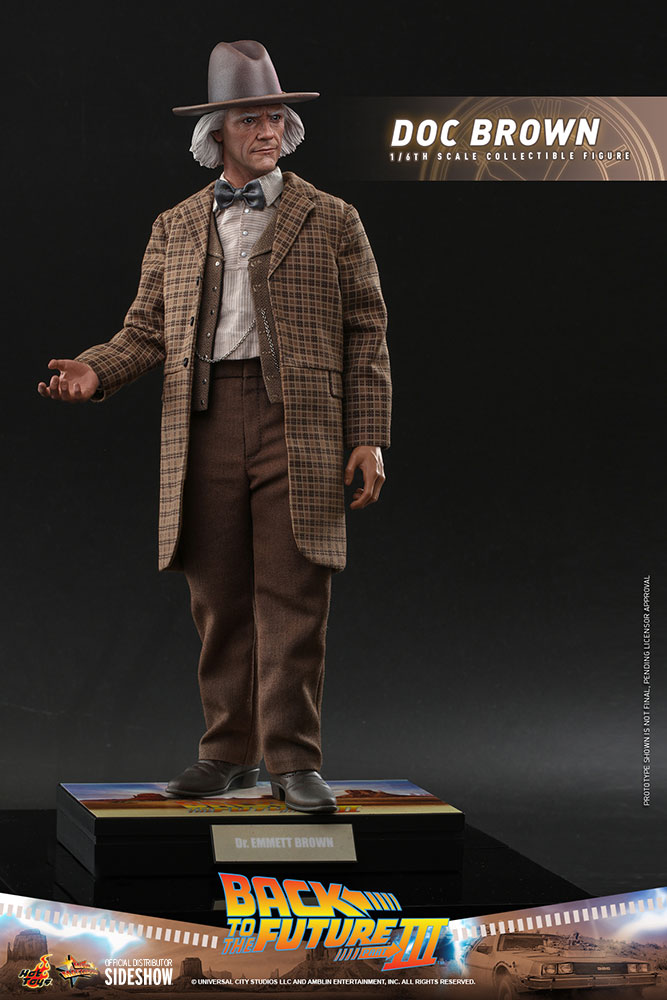 Doc Brown Back to the Future Part III MMS617 Sixth Scale Figure by